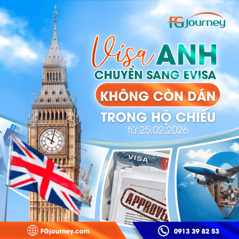 Anh chuyển sang eVISA