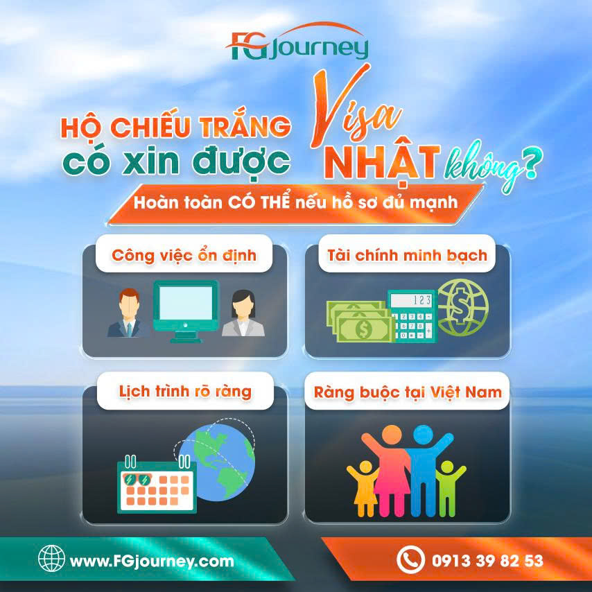 Hộ Chiếu Trắng Có Xin Được Visa Nhật Không