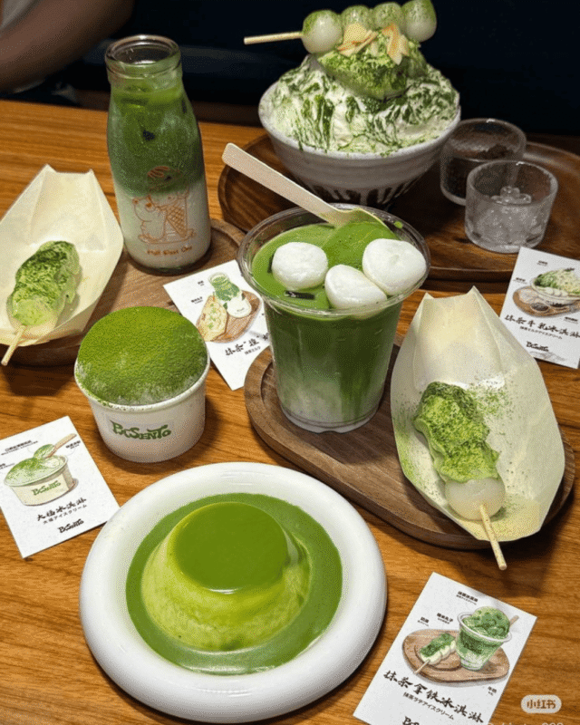 Món matcha Nhật Bản